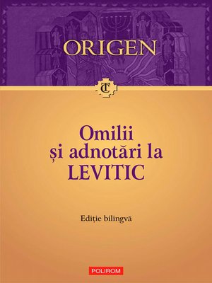 cover image of Omilii și adnotări la Levitic